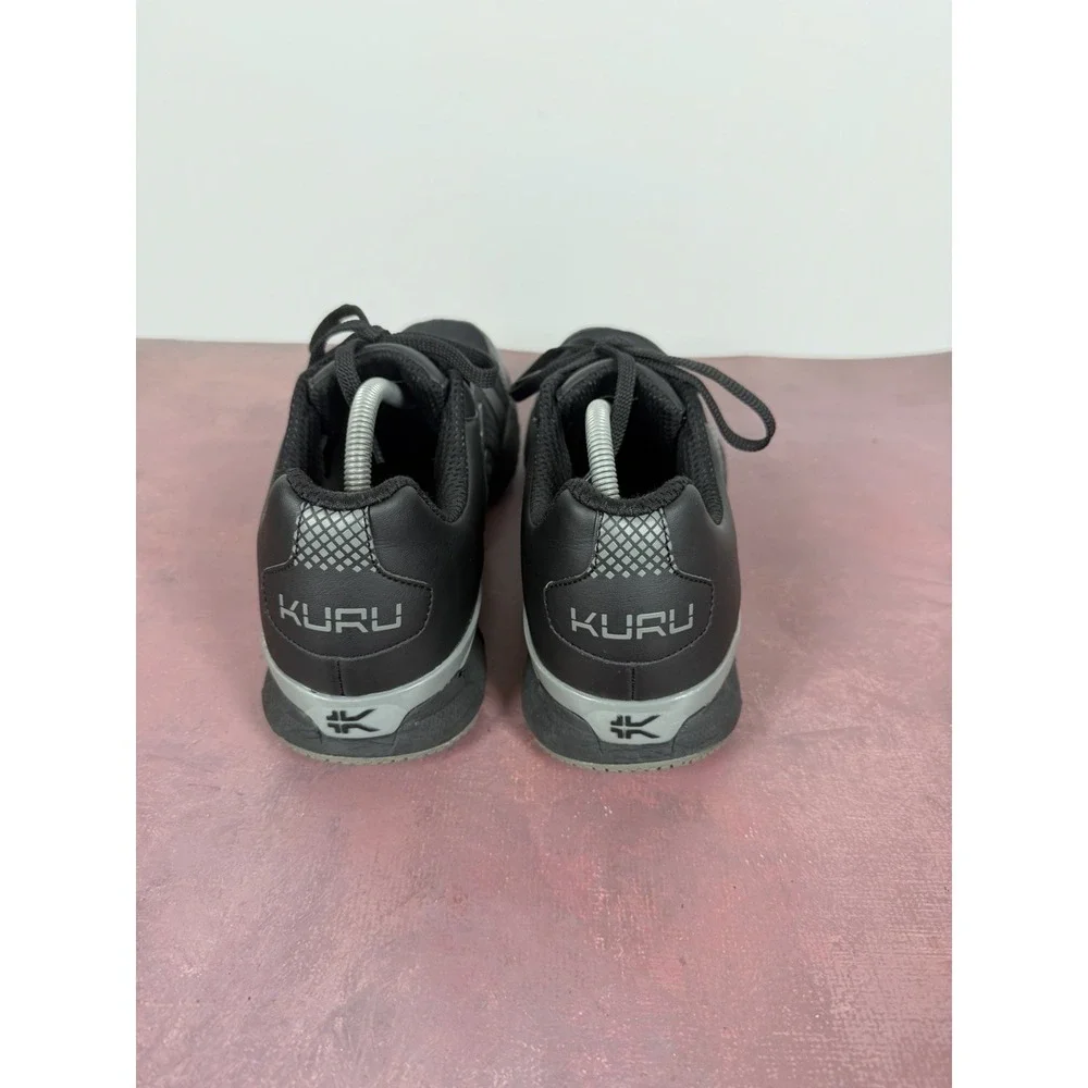 Kuru Quantum 2.0 Orthopedic Comfort Shoes Mens 11 Medium Jet Black Gray Sneakers
